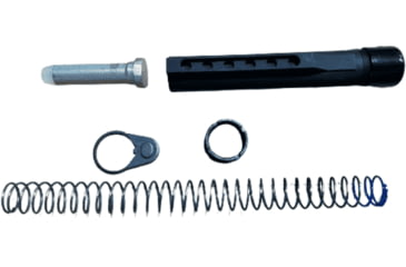 Image of Sons of Liberty Gun Works Receiver Extension Kit, 6 Pos RE, Blue Spring, H Buffer, Castle Nut, End Plate, Black, REKITMILSPEC