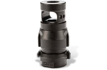 Image of EDEMO Sons of Liberty Gun Works Single Chamber NOX Muzzle Device, 9mm/5.56, 1/2x28, Black, NOXSC-556, EDEMO1