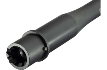 Image of Sons of Liberty Gun Works Threaded Barrel, 5.56mm, 13.7in, Combat V2 Profile, Mid Gas, 1/2x28, 1-7 Twist, QPQ, Black, 13.7COMBATV2-556