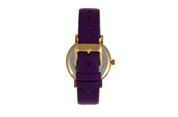 Image of Sophie And Freda Budapest Leather-Band Watch, Purple, One Size, SAFSF5003