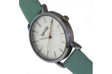 Image of Sophie And Freda Budapest Leather-Band Watch, Teal, One Size, SAFSF5001