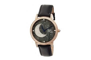 Image of Sophie And Freda Moon And Stars Ladies Watch, Rose Gold SAFSF2407