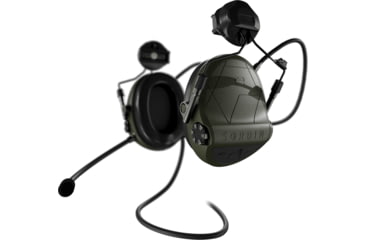 Image of Sordin Supreme T2 CC Right Leather Memory Foam Headband, Green, 305006-10P