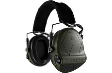 Image of Sordin Supreme T2 Textile Memory Foam Headband, Green, 303006-12P