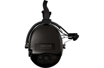 Image of Sordin Supreme MIL AUX Headset, Black Cups, 530439