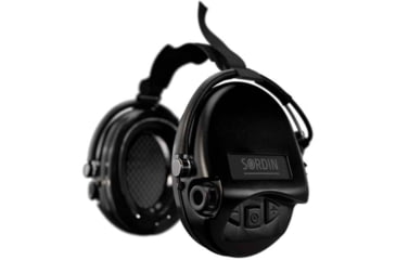 Image of Sordin Supreme MIL AUX Headset, Black Cups, 530439