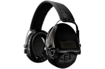 Image of Sordin Supreme PRO Headset, Foam, Leather Headband, Black Cups,, 500547