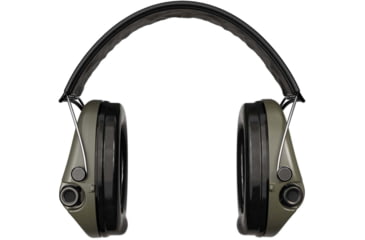 Image of Sordin Supreme PRO Headset, Leather Headband, Green Cups, 500546