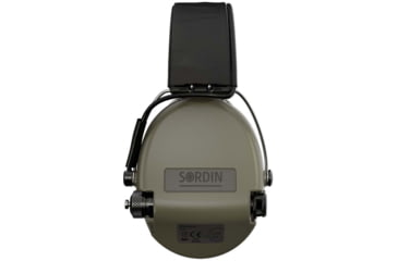 Image of Sordin Supreme PRO Headset, Leather Headband, Green Cups, 500546