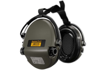 Image of Sordin Supreme PRO-X Neckband Headset, Foam, Green Cups, 500405