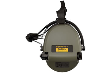 Image of Sordin Supreme PRO-X Neckband Headset, Foam, Green Cups, 500405