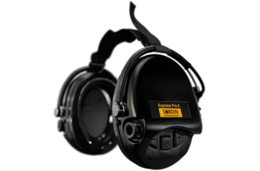 Image of Sordin Supreme PRO-X Neckband Headset, Gel, Black Cups, 510418