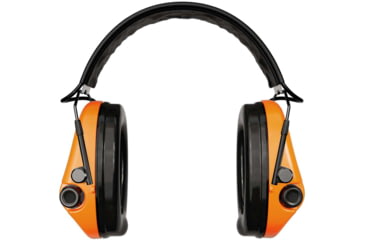 Image of Sordin Supreme PRO-X Slim Headset, Leather Headband, Orange Cups, 520472