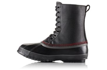 Image of Sorel 1964 Premium T CVS Boot - Mens, Black, Sail Red, 8.5, 1372521012-8.5