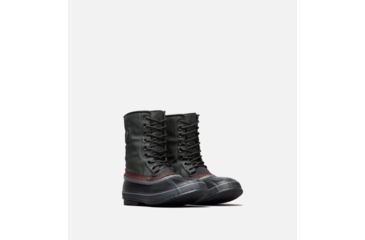 Image of Sorel 1964 Premium T CVS Boot - Mens, Black, Sail Red, 15, 1372521012-15