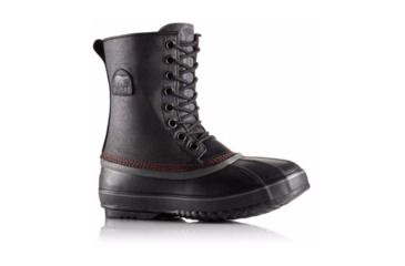Image of Sorel 1964 Premium T CVS Winter Boot - Men's-Black/Red-Medium-8.5