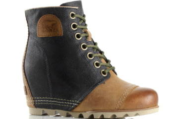 Image of Sorel 1964 Premium Wedge Casual Boot - Women's-Black-Medium-6