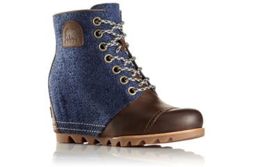 Image of Sorel 1964 Premium Wedge Casual Boot - Women's-Saddle-Medium-8