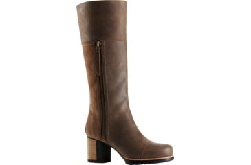 Image of Sorel Addington Tall Casual Boot - Women's-Umber/Black-Medium-10