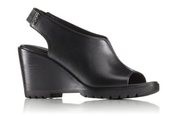 Image of Sorel After Hours Slingback Leather Casual Boot, Womens, Black, 7 US, 1787431010-7