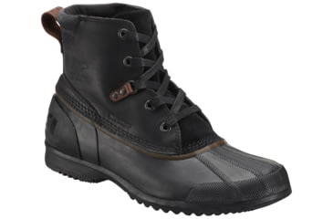 Image of Sorel Ankeny Winter Boot - Men's-Black/Grill-Medium-11