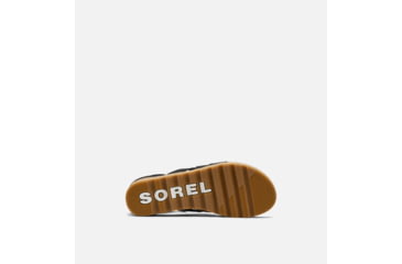 Image of Sorel Cameron Flatform Lace Wedge Sandals Leather - Womens, Black/Gum 2, 9 US, 1981631-010-9