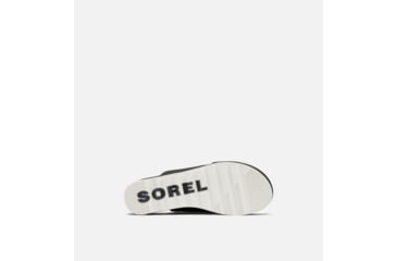 Image of Sorel Cameron Flatform Mule Wedge Sandals Leather- Womens, Black/Sea Salt, 9 US, 1997951-010-9