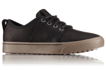 Image of Sorel Campsneak Lace Leather Casual Boot, Womens, Black, 6 US, 1787701010-6