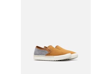 Image of Sorel Campsneak Slip On Sneaker - Womens, Felt-Camel Brown, 6, 1821401224-6