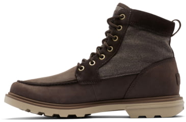 Image of Sorel Carson Moc Waterproof Boot - Mens, Blackened Brown, Khaki II, 13, 2009711-205-13