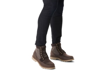 Image of Sorel Carson Moc Waterproof Boot - Mens, Blackened Brown, Khaki II, 13, 2009711-205-13