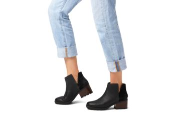 Image of Sorel Cate The Great Cut Out Bootsie - Womens, Black, 6.5, 1876731010-6.5