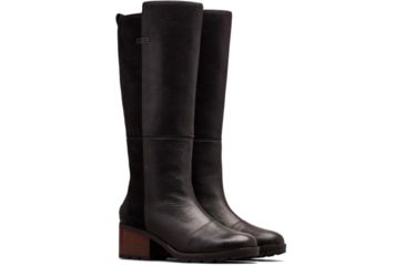 Image of Sorel Cate The Great Tall Wedge Boots - Womens, Black, 10.5, 1876681010-10.5