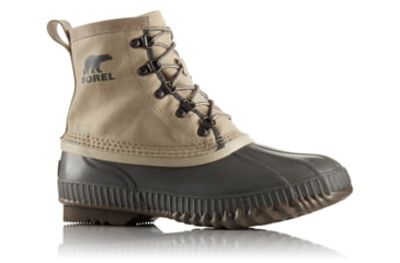 Image of Sorel Cheyanne II Short CVS Rain Boot, Mens, Oatmeal/Quarry, 7.5 US, 1750261241-7.5