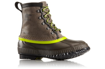 Image of Sorel Cheyanne Short Casual Boot, Youth, Major/Acid Green, 7 US, 1796061245-7