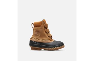 Image of Sorel Childrens Cheyanne II Velcro Shoes, Elk, Black, 12.5, 1822262286-12.5