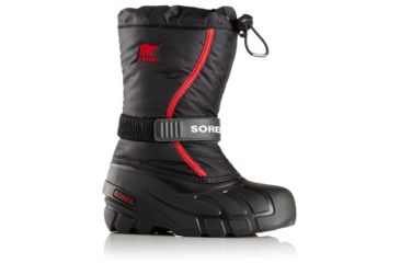 Image of Sorel Childrens Flurry Boot, Black, Bright R, 12, 1638082015-12
