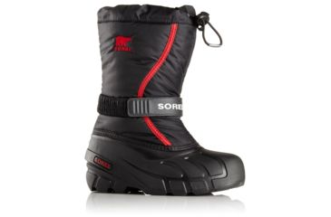 Image of Sorel Childrens Flurry Boot, Black, Bright R, 12, 1638082015-12