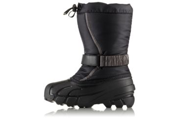 Image of Sorel Childrens Flurry Boot, Black, City Gre, 12.5, 1638082016-12.5