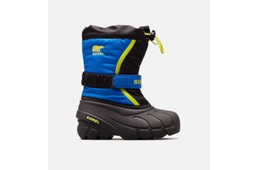 Image of Sorel Childrens Flurry Boot, Black, Super Bl, 9, 1638082014-9