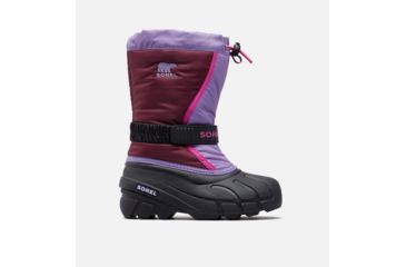 Image of Sorel Childrens Flurry Boot, Purple Dahlia,, 8, 1638082562-8