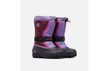 Image of Sorel Childrens Flurry Boot, Purple Dahlia,, 8, 1638082562-8