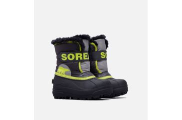 Image of Sorel Childrens Snow Commander Winter Boot, Dark Grey, Warn, 13, 1638111090-13