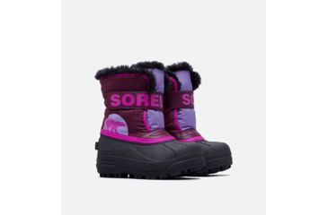 Image of Sorel Childrens Snow Commander Winter Boot, Purple Dahlia,, 12, 1638111562-12