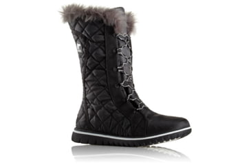 Image of Sorel Cozy Cate Winter Boot - Women's-Black/Sea Salt-Medium-6.5