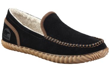 Image of Sorel Dude Moc Winter Slipper - Men's -Black-10 US
