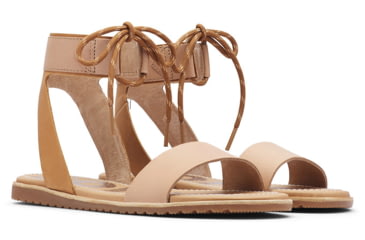 Image of Sorel Ella Ankle Lace Sandal - Womens, Honest Beige, 6.5 US, 1897261-246-6.5