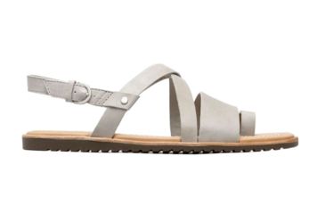 Image of Sorel Ella Criss Cross Casual Sandals - Women's, Dove, 5-5, 1841301081-5-5