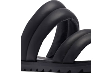 Image of Sorel Ella II Puff Slide Sandals - Womens, Black/Sea Salt, 9 US, 2030551-010-9