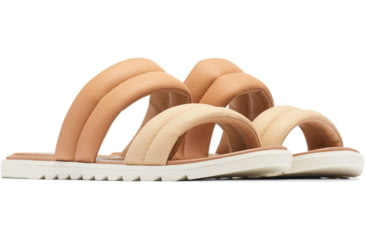 Image of Sorel Ella II Puff Slide Sandals - Womens, Ceramic/Sea Salt, 7 US, 2030551-209-7